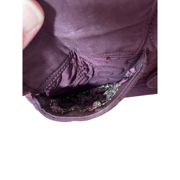 Vera Bradley Womens Purple Quilted Medium Shoulder handbag medium SKU 8577 - Picture 11 of 16